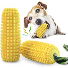 Dog Chew Toys for Aggressive Chewers, Indestructible Tough Durable Squeaky Interactive Dog Toys, Puppy Teeth Chew Corn Stick Toy for Small Meduium Large Breed